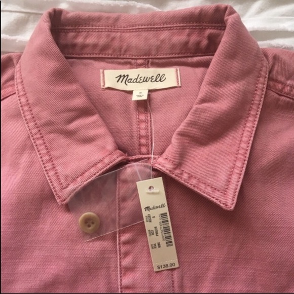 SOLD Madewell Pink Zipper Boilersuit Romper - Picture 5 of 8